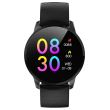 Bratara fitness, Trevi T-Fit 220 HB Black, monitorizare puls si tensiune, functii smartwatch, negru