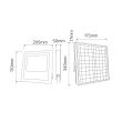 Proiector cu panou solar Tiger-25, Li-Ion, telecomanda, 25 W, 465 lm, lumina rece, IP65, Aluminiu
