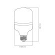 Bec reflector Led, Torch-40, putere 40 W, 3150 lm, 3000k, E27, clasa energetica F