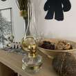 Lampa cu gaz lampant Vivatechnix Classic TR-1001, abajur si rezervor sticla, oglinda metal