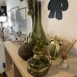 Lampa cu gaz lampant Vivatechnix Colour TR-1004V, rezervor sticla, oglinda metal, Verde