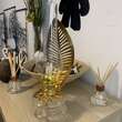 Lampa cu gaz lampant Vivatechnix Leaf TR-1005, sticla si oglinda metal