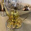 Lampa cu gaz lampant Vivatechnix Hat TR-1006, sticla si oglinda palarie metal