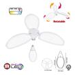 Bec decorativ LED, E27, 36W, Trio-R 3200 lm, lumina rece 6400K, rotabil si pliabil