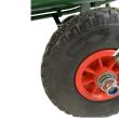 Carucior pentru gradina, Vivatechnix VMD-1008, cu roti pline, maxim 150kG