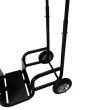 Carucior pentru transportat si depozitat lemne Vivatechnix VMD-1018, max 40 Kg, Negru