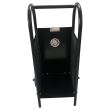 Carucior pentru transportat si depozitat lemne Vivatechnix VMD-1019, max 40 Kg, Negru
