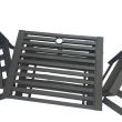 Set masa si 2 scaune pentru gradina Vivatechnix VMD-1046, metalice, 152x50x83cm