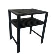 Set masa si 2 scaune pentru gradina Vivatechnix VMD-1046, metalice, 152x50x83cm