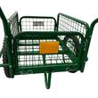 Carucior cu roti gonflabile, otel, dimensiune 65x48x29 cm, maxim 100 kg