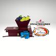 Zdrobitor electric cu desciorchinare pentru struguri, Vivatechnix VMD-1079A, putere 1500 W, productivitate 800 kg/h