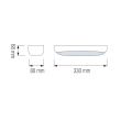 Lampa iluminat Emergenta Wenger, 560 lm, IP20, reincarcabila, 12 W, 120 led