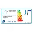 Lampa de atelier cu LED-uri si comutator Home WL 5-6 LED, 7 W, lungime cablu 5 m