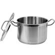 Oala cu capac, uz profesional Yato Gastro 24x16 cm, Inox alimentar, 7.2 l