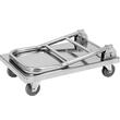 Carucior platforma pliabil Yato Gastro capacitate 150 kg, 600x430mm, Inox tip 201