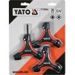 Set dispozitive imbus si torx Yato YT-05644, 26 buc, Cr-V