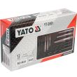 Set dispozitive Yato YT-0591, pentru extras suruburi rupte, 12 buc, HSS