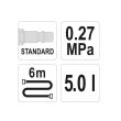 Aparat pentru schimbat lichidul de frana Yato YT-06845, 6 m, 5 L
