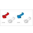 Set 50 cuple rapide pentru cabluri auto Yato YT-06868, alb/rosu