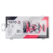 Set 28 de cleme tip crocodil Yato YT-06870, dimensiuni 50, 55, 60, 65, 70, 80 mm