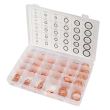 Set 580 saibe din cupru Yato YT-068711, in cutie plastic
