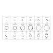 Set 225 garnituri de cauciuc O-ring, Yato YT-06877