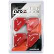 Set 4 mini magneti pentru sudura Yato YT-08677, forta de retinere 4.5 Kg