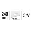 Cleste pentru perforat tabla, Yato YT-18975, 230 mm
