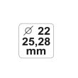 Set pentru mansonare tevi Yato YT-2182, 22-28 mm, 2 piese