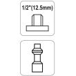 Cupla rapida tata Yato YT-2402, dimensiune 1/2 filet exterior