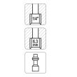 Cupla rapida tata Yato YT-2403, dimensiune 1/4 filet interior
