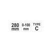 Cleste autoblocant pentru sudura, Yato YT-2466, tip C, 280mm, CrMo