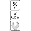 Sarpe pentru desfundat tevi Yato YT-25003, diametru 6mm, lungime 5 m