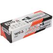 Surubelnita de impact Yato YT-28015, cutie metal, 15 piese, magnetic, Crom Vanadiu