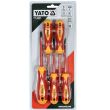 Set 5 surubelnite izolate pentru electricieni, Yato YT-2827 VDE,1000V