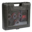 Set 4 filiere tevi Yato YT-29001, 3/8-1", in cutie plastic