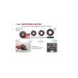 Set 4 filiere tevi Yato YT-29001, 3/8-1", in cutie plastic