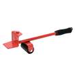 Set 4 role pentru transport mobilier Yato YT-37490, cu levier de ridicat, capacitate 300 Kg
