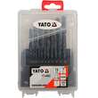 Set 19 burghie pentru metal Yato YT-4462, HSS, 1-10 mm