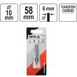 Freza pentru metal Yato YT-61726, diametru 10mm, Ascutita