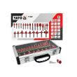 Set freze pentru lemn Yato YT-6801, 24buc, in valiza aluminiu