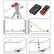 Telemetru laser Yato YT-73127, LCD, 0.2-60 m