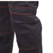 Pantaloni de lucru cu pieptar, Yato YT-80409, marimea L, 7 buzunare, negru