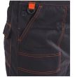 Pantaloni de lucru cu pieptar, Yato YT-80409, marimea L, 7 buzunare, negru