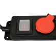 Prelungitor cu 5 locasuri, Yato YT-81242, lungime cablu 3m, max 3500W, cu impamantare, IP44