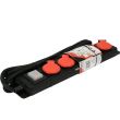Prelungitor cu 5 locasuri, Yato YT-81242, lungime cablu 3m, max 3500W, cu impamantare, IP44