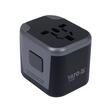 Priza adaptoare pentru calatorii Yato, 2xUSB, protectie copii, 1840W, 12W