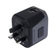 Priza adaptoare pentru calatorii Yato, 2xUSB, protectie copii, 1840W, 12W