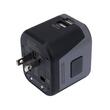 Priza adaptoare pentru calatorii Yato, 2xUSB, protectie copii, 1840W, 12W