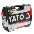 Trusa chei tubulare si biti, Yato YT-12682, Cr-V, 94 buc
